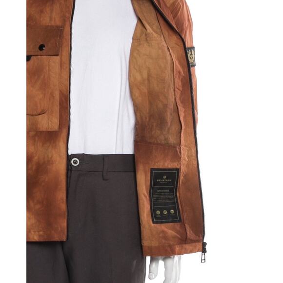 BELSTAFF Tactical Overshirt‎ Jacket Men Size Medium New Tags Amber Brown Sample - Picture 4 of 11